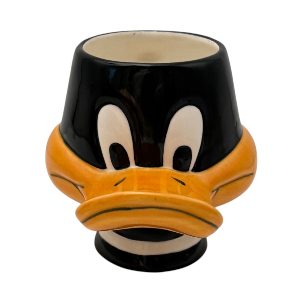Applause Daffy Duck Mug Black 660004 1989 Warner Bros Vintage